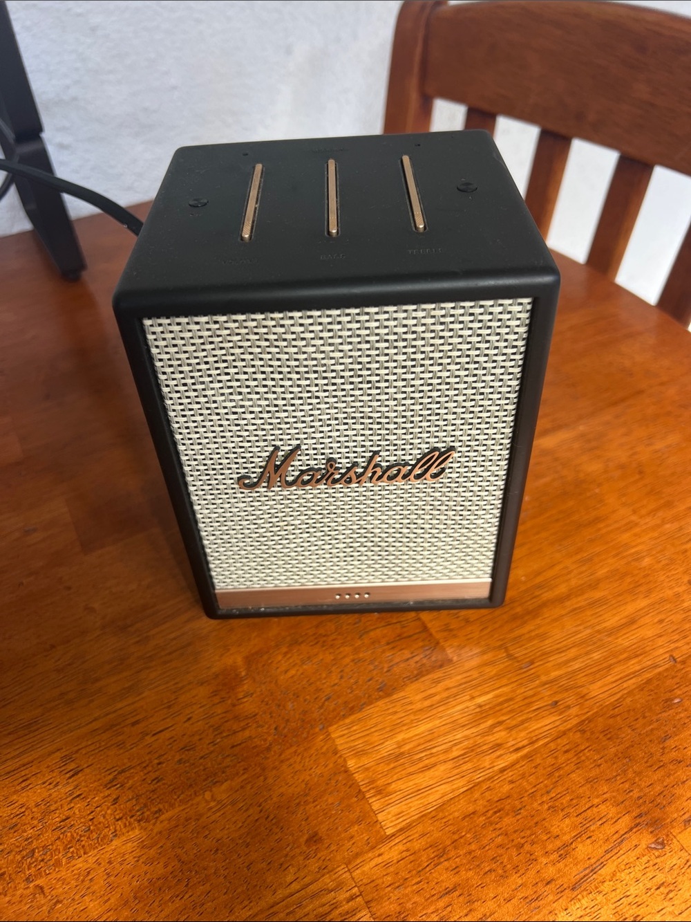 Marshall Uxbridge Home Voice Speaker with Amazon Alexa Built-In - Black